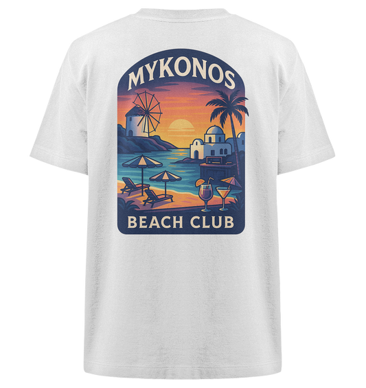 Destination Mykonos - Heavy Oversized Organic Shirt