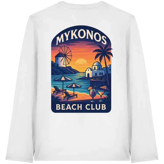 Destination Mykonos - Organic Longsleeve T-Shirt
