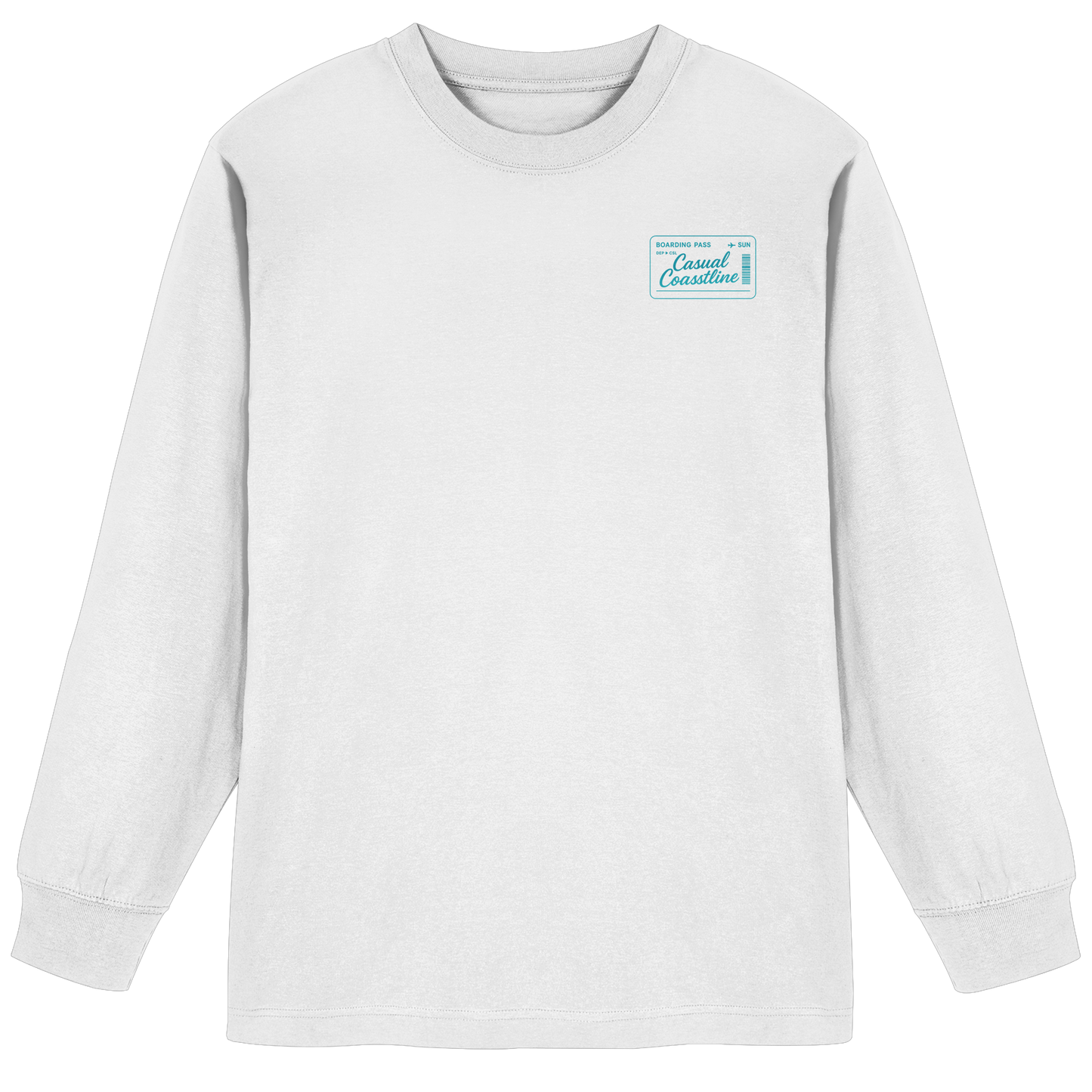 Destination Santorini - Organic Heavy Oversized Longsleeve T-Shirt